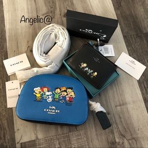 SOLD!!!Limited-Edition Coach x Peanuts® collection Set